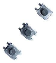 Kit 3 Micro Botao Para Chave Kwid Duster Compass Renegade