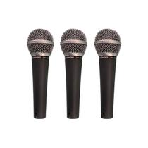 Kit 3 Microfone Dinâmico Soundvoice Sm-58Lc