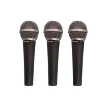 Kit 3 Microfone Dinâmico Soundvoice Sm-58Lc
