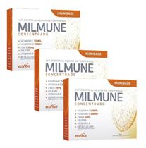 Kit 3 Milmune Concentrado 30 Comprimidos Aumentar Imunidade - ecofitus