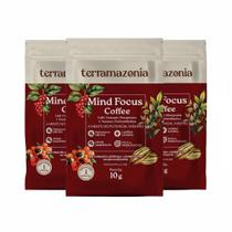 Kit 3 Mind Focus Coffee 10g Suplemento Natural Produtividade