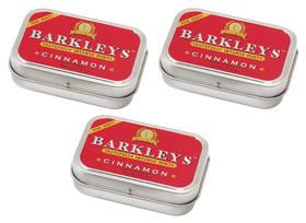 KIT 3 MINI BALA BARKLEYS CINNAMON Pastilhas Sabor Canela 15g