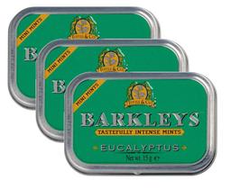 kit 3 MINI BALA BARKLEYS Eucalyptus Pastilhas Eucalipito 15g