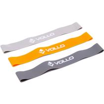 Kit 3 Mini Bands Faixa Elástica Circular Vollo