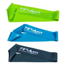 Kit 3 Mini Bands Poker Leve/Média/Forte