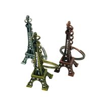 Kit 3 Mini Chaveiros Torre Eiffel Sortido 6cm