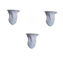 Kit 3 Mini Coador Filtro De Pano Malha Dupla Individual