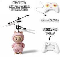 Kit 3 Mini Drone Infantil Labu Sensor de Mão Voador