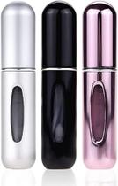 KIT 3 Mini frasco portátil de atomizador de perfume recarregável, frasco de perfume atomizador, spray de perfume recarre