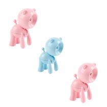 Kit 3 Mini Luminária Portátil Abajur LED Articulada Mesa Estudo Decorativa Multiuso Gato Escritório