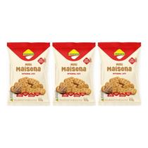 Kit 3 Mini Maisena Com Fibras 34% Integral 100G Lowçucar