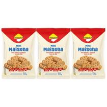 Kit 3 Mini Maisena Diet Com Fibras Tradicional 100G Lowçucar