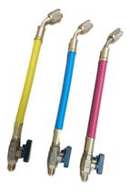 Kit 3 Mini Mangueira +valvula bola 1/4 Sae