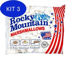 Kit 3 Mini Marshmallows Rocky Mountain 150G - Sabores