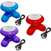 Kit 3 Mini Massageadores Mimo Massager XY3199 Portátil Pilha