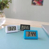 Kit 3 Mini Relógio Digital De Mesa Portátil Escritório Carro