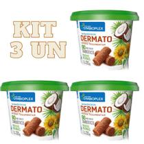 Kit 3 Mini Snack Para Cães SYMBIOPLEX Spin Pet 135g Dermato