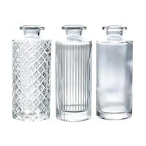 Kit 3 Mini Vasos Decorativos Cristal Luxo Arranjo Flores 13cm Kit 3 Mini Vasos Decorativos Cristal Luxo Arranjo Flores 13cm
