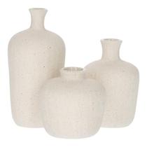 Kit 3 Mini Vasos Decorativos Decoração Para Mesa De Sala Em Cerâmica Kit 3 Mini Vasos Decorativos Decoração Para Mesa De Sala Em Cerâmica