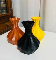 Kit 3 mini vasos jarros estrela coloridos sortidos - impressão 3d