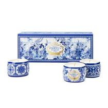 kit 3 Mini Velas em Porcelana Gold e Blue Castelbel kit 3 Mini Velas em Porcelana Gold e Blue Castelbel