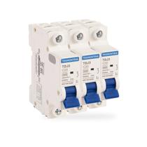Kit 3 Minidisjuntor TDJ3 1P 20A 3kA Tramontina Kit 3 Minidisjuntor TDJ3 1P 20A 3kA Tramontina