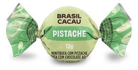 Kit 3 Minitrufas Ao Leite Pistache 12g Brasil Cacau