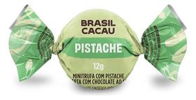 Kit 3 Minitrufas Ao Leite Pistache 12G Brasil Cacau