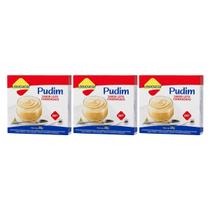 Kit 3 mistura diet zero para pudim leite condensado 25g lowçucar