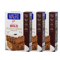 Kit 3 Mistura Lowçucar Bolo Zero Lactose Diet Integral Frutas E Graos 200G Kit 3 Mistura Lowçucar Bolo Zero Lactose Diet Integral Frutas E Graos 200G