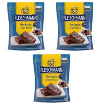 kit 3 Mistura para Bolo Brownie e Petit Gateau Fleischann kit 3 Mistura para Bolo Brownie e Petit Gateau Fleischann