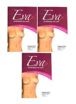 Kit 3 Modeladores de Seios c/ Faixa Suspensora 9 Pares Eva 46/GG