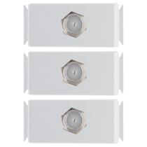 Kit 3 Modulo Antena Tv Cabo Coaxial Tramontina Aria