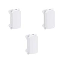 Kit 3 Modulos Cego Branco Zeffia Pial Legrand 680165 Kit 3 Modulos Cego Branco Zeffia Pial Legrand 680165