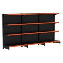 Kit 3 Módulos de Gôndolas Parede 1,37 FIT40 Amapá Kit 3 Módulos de Gôndolas Parede 1,37 FIT40 Amapá