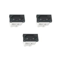 Kit 3 Modulos Tomada 20A S70203194 Grafite Orion Schneider