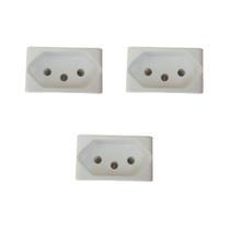 Kit 3 Modulos Tomada Branca 10A Lunare Up Schneider S401107