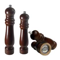 Kit 3 Moedor De Pimenta E Sal Madeira Moinho Cerâmica Kit 3 Moedor De Pimenta E Sal Madeira Moinho Cerâmica
