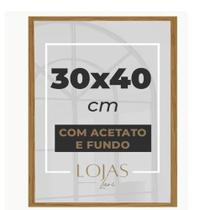 Kit 3 Moldura 30x40cm Com Acetato Certificado Diploma Fotografia -