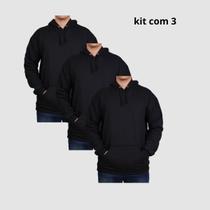 Kit 3 Moletons Unisex Com Capuz Estilo Urbano Confortável