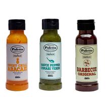 Kit 3 Molho Abacaxi Comari Barbecue