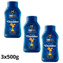 Kit 3 molho de queijo cheddar members mark 500g importado cremoso, intenso e versátil Kit 3 molho de queijo cheddar members mark 500g importado cremoso, intenso e versátil