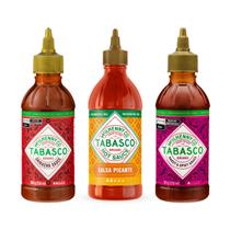 Kit 3 Molho Pimenta Especiais Sauce Tabasco 256 Ml