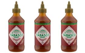Kit 3 Molho Pimenta Sriracha Sauce Tabasco 256 Ml