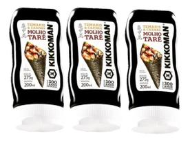 Kit 3 Molho Tare Kikkoman Sushi Sash 200ml