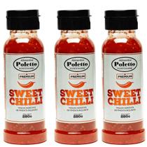 Kit 3 Molhos SWEET BIQUINHO Poletto 280g Kit 3 Molhos SWEET BIQUINHO Poletto 280g