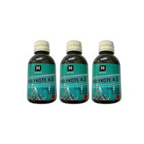 Kit 3 Molykote A2 100ml Aditivo MoS2 Bissulfeto De Molibdênio Evita Desgaste Reduz Atrito E Temperatura No Motor Alta Performance