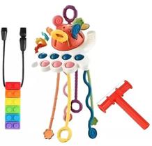 Kit 3 Mordedores Sensorial Vermelho Ante estresse Bebê Autismo Kit 3 Mordedores Sensorial Vermelho Ante estresse Bebê Autismo