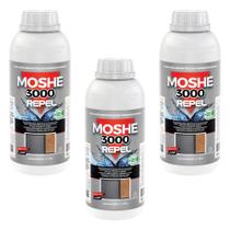 Kit 3 moshe 3000 repel - 1lt