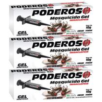 Kit 3 Mosquicida Poderoso Gel Kelldrin 10gr Bisnaga Elimina Moscas